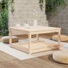 Garden Table 82.5x82.5x45 cm Solid Pine - Elegant Outdoor Furniture