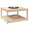 Garden Table 82.5x82.5x45 cm Solid Pine - Elegant Outdoor Furniture