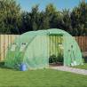 Greenhouse with Steel Frame Green 8 m² 4x2x2 m Colour green Size 4 x 2 x 2 m Quantity in Package 1 