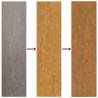 Corten Steel Bamboo Garden Wall Decoration - 105x55 cm