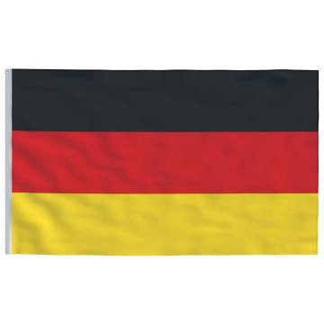 Germany Flag and Pole 6.23m Aluminium | Durable and Adjustable