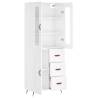 Highboard High Gloss White - Stylish Storage Solution