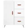 Highboard High Gloss White - Stylish Storage Solution