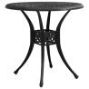 3 Piece Bistro Set - Elegant Cast Aluminium in Black