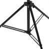 T-Shape Background Stand Black - Adjustable & Sturdy (201x60cm)