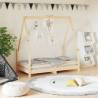 Kids Bed Frame 70x140 cm in Solid Pine - Fun & Sturdy Design