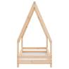 Kids Bed Frame 70x140 cm in Solid Pine - Fun & Sturdy Design