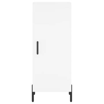 Stylish Highboard White 34.5x34x180 cm - Durable & Elegant