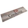 Kitchen Rug Washable Cooking Grey 45x150 cm Velvet Colour wood Size 45 x 150 cm Quantity in Package 1 