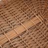 Natural Willow Firewood Basket with Handles - 78x54x34 cm