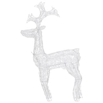 Reindeer Christmas Decorations - 2 pcs Acrylic 60x16x100 cm