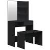 Stylish Black Dressing Table Set - 74.5x40x141 cm