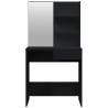 Stylish Black Dressing Table Set - 74.5x40x141 cm