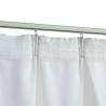 Elegant Off White Blackout Curtains with Hooks - 140x225 cm