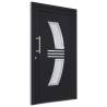 Front Door Anthracite 88x200 cm - Secure & Stylish Entrance