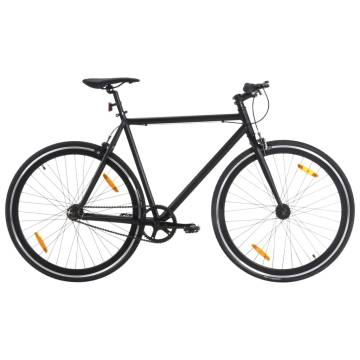 Fixed Gear Bike Black 700c 51 cm - Perfect for Commuting & Fitness