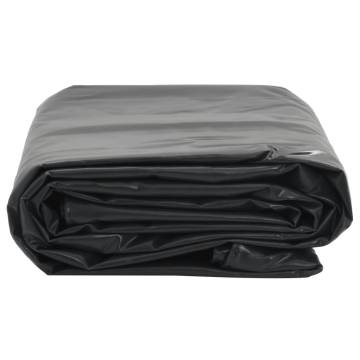 Heavy-Duty Black Tarpaulin 1x2.5m - Weather Resistant