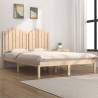 Bed Frame Solid Wood Pine 180x200 cm Super King Size Colour natural Size 180 x 200 cm 