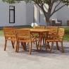 Garden Table 150x90 cm - Solid Wood Acacia | HipoMarket