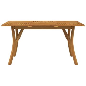 Garden Table 150x90 cm - Solid Wood Acacia | HipoMarket