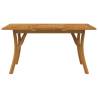 Garden Table 150x90 cm - Solid Wood Acacia | HipoMarket