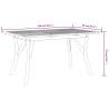 Garden Table 150x90 cm - Solid Wood Acacia | HipoMarket