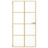 Interior Door Slim Golden - 102.5x201.5 cm Tempered Glass