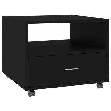 Coffee Table Black 55x55x40 cm - Stylish & Practical