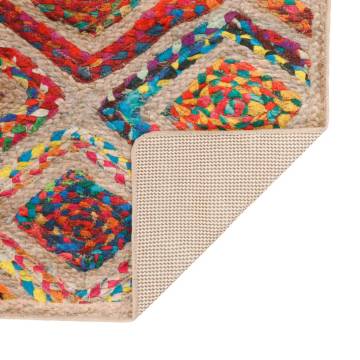 Washable Multicolour Rug 80x300 cm - Soft & Anti-Slip