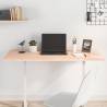 Desk Top 110x55x1.5 cm Solid Wood Beech Colour natural Size 110 x 55 x 1.5 cm 