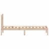 Solid Wood Pine Bed Frame 100x200 cm - Stylish & Durable