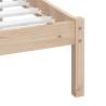 Solid Wood Pine Bed Frame 100x200 cm - Stylish & Durable