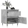 Concrete Grey Bedside Cabinets - Set of 2 | Hipomarket