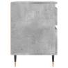 Concrete Grey Bedside Cabinets - Set of 2 | Hipomarket