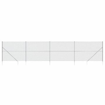 Chain Link Fence with Spike Anchors 1.4x10m | Durable & Flexible