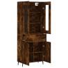 Stylish Highboard in Smoked Oak - Stylish & Durable Storage