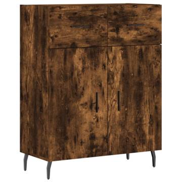 Stylish Highboard in Smoked Oak - Stylish & Durable Storage