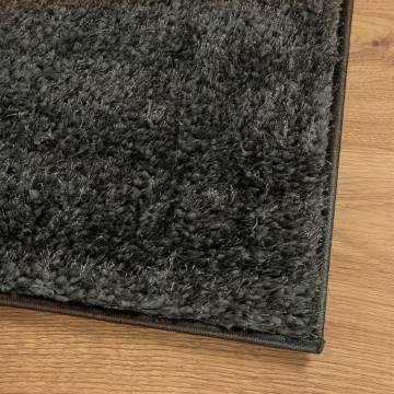 Rug ISTAN High Pile Shiny Look Anthracite 240x340 cm - Hipomarket