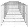 Outdoor Dog Kennel Galvanised Steel - Spacious & Durable