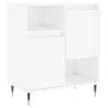 High Gloss White Sideboards - 3 pcs Engineered Wood