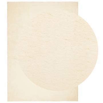 HUARTE Soft & Washable Cream Rug 140x200 cm | Hipomarket UK