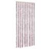 Fly Curtain Silver Grey & Pink 100x220 cm | Hipomarket