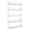 Metaltex 5-Tier Wall Spice Rack Pepito Silver | Organize Your Kitchen