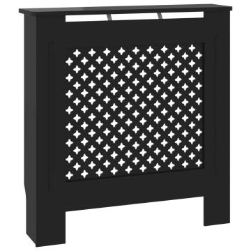 MDF Radiator Cover Black 78 cm – Stylish & Practical