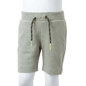 Kids' Shorts with Drawstring - Light Khaki Melange 104 | Hipo Market