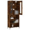 Highboard Smoked Oak 69.5x34x180 cm - Stylish Storage Solution