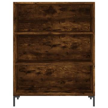 Highboard Smoked Oak 69.5x34x180 cm - Stylish Storage Solution