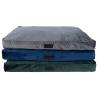 DISTRICT70 Dog Pillow VELURO Blue - Stylish Comfort