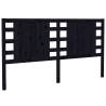 Stylish Black Wooden Headboard - 146x4x100 cm | HipoMarket