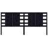 Stylish Black Wooden Headboard - 146x4x100 cm | HipoMarket